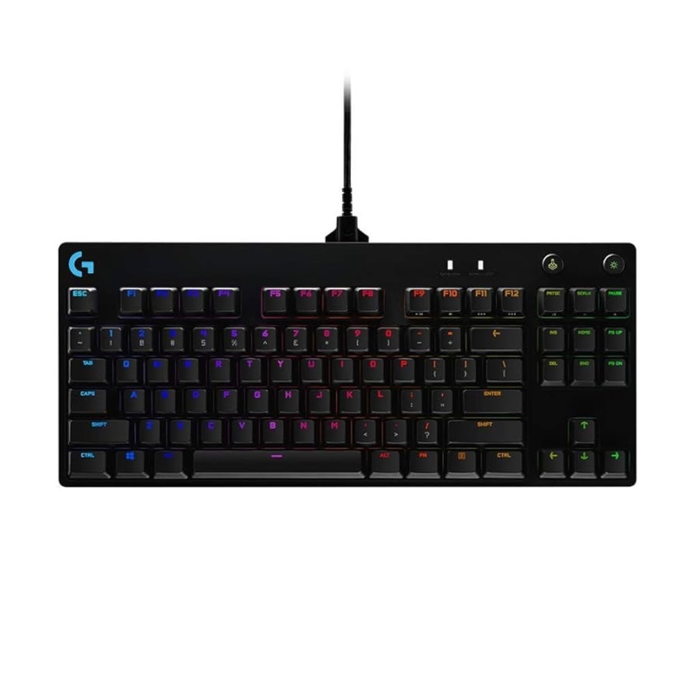 Logitech G PRO Mechanical Gaming Keyboard, Ultra Portable Tenkeyless Design, Det
